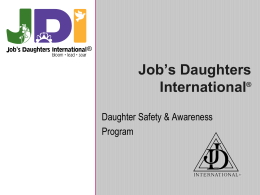 Job’s Daughters International&#174
