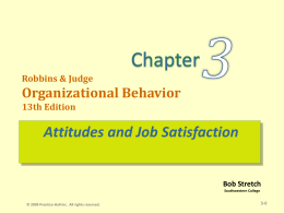 Robbins & Judge Organizational Behavior 13e