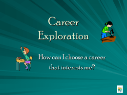 Career Exploration Unit