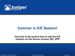Summer is ICE Season!