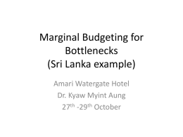 MBB Presentation (Sri lanka example)