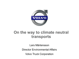 On the way to climate neutral transports