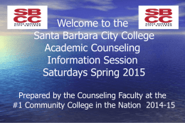Training - Santa Barbara City College