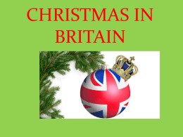 CHRISTMAS IN BRITAIN