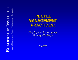 People Management Practices