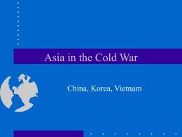 Asia in the Cold War