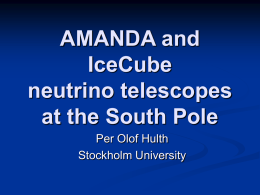 AMANDA and IceCube neutrino telescopes at the South Pole
