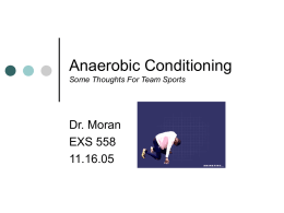 Anaerobic Conditioning