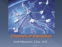 Channels of Distribution - Institutional Repository Undip