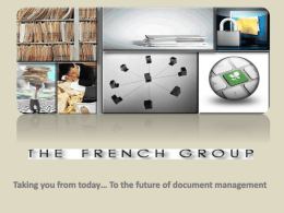 HEALTH FLOW - The French Group