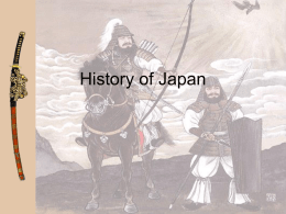 WHICh12Sec3-History of Feudal Japan-2015