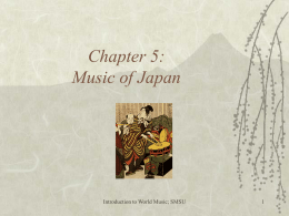 Lecture 10: Music of India (cont.)