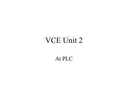 VCE Unit 2 - Vicphysics