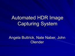 Automated HDR Image Capturing System
