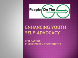 Enhancing Advocacy: The new People On the Go Ken Capone
