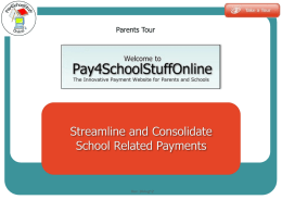Take A Parent Tour - Pay4schoolstuff.com