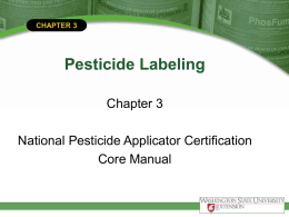 Pesticide Labeling - Alabama Cooperative Extension System