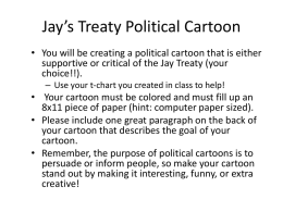 Jay’s Treaty Political Cartoon