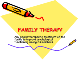 FAMILY THERAPY - Mypage Web Server