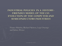 INDUSTRIAL POLICIES AND CHANGING BOUNDARIES OF …