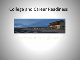 College and Career Readiness Night
