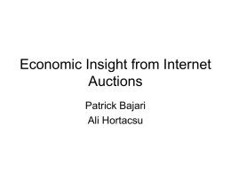 Economic Insight from Internet Auctions