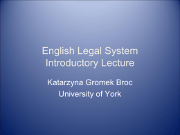 (An introduction to!) Introduction to Law and Society