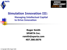 Simulation Innovation II