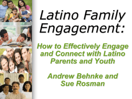 Latino Family Engagement - SERA 37: The New Hispanic South