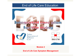 End of life care education