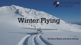 Winter Flying