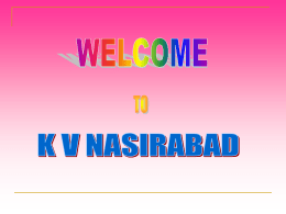 Slide 1 - Kendriya Vidyalaya Nasiraba d (Raj)