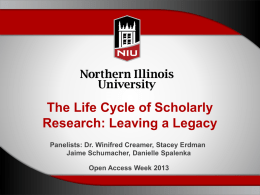 Presentation Title - Northern Illinois University