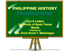 PHILIPPINE HISTORY - About Philippines