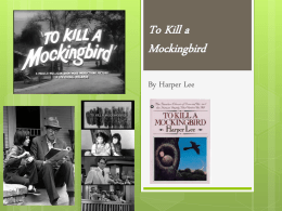 To Kill a Mockingbird - English With Miss Robinson