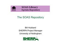 The SOAS Repository