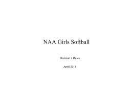 NAA Girls Softball