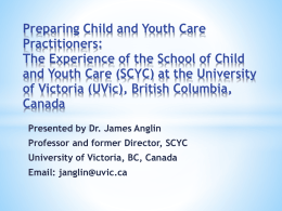 Preparing Child and Youth Care Practitioners: The