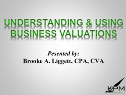 Frequently Asked Questions About Business Valuations