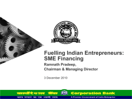 Fuelling Indian Entrepreneurs: SME Financing