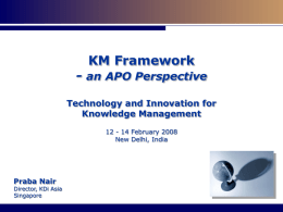 2nd International KM Conference_India