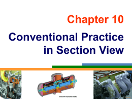 Conventional Practices in Section view drawing