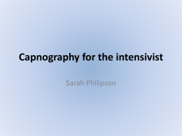 Capnography for the intensivist