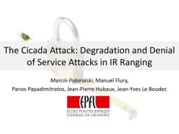 Cicada Attack: Degradation and Denial of Service Attacks