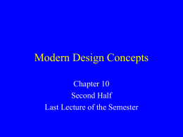 Modern Design Concepts - Delta State University
