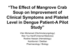 The Effect of Mangrove Crab Soup on Improvement of
