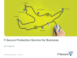 F-Secure Partner Portal Launch