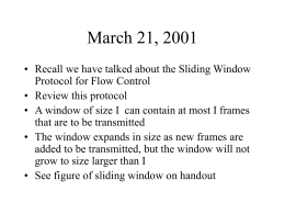 March 21, 2001 - Mercer University