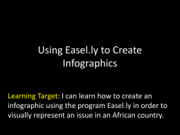Using Easel.ly to Create Infographics