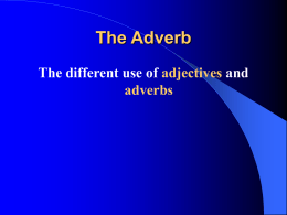 Adverb-Rules 1